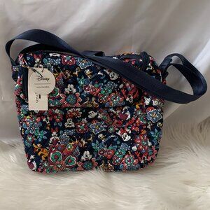 VERA BRADLEY X DISNEY Mickey & Friends Playful Floral Lunch Crossbody Bag